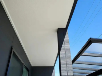 ケイカル板の軒天