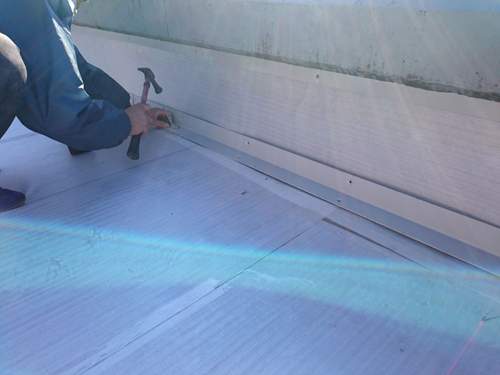 立ち上がり部までしっかり施工します