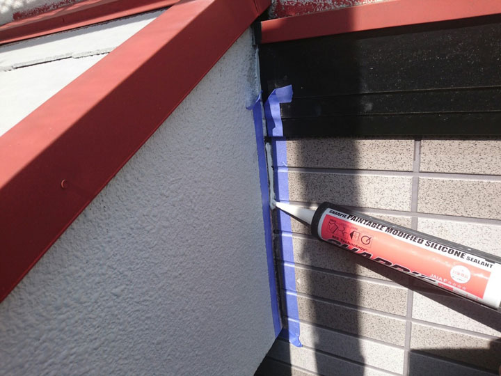 クッションにもなるシーリング