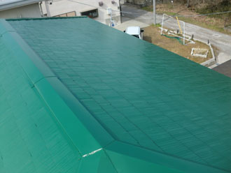 緑色の屋根2