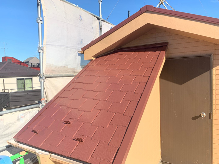 竣工、外壁塗装と屋根塗装
