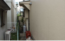 シリコン塗料で塗られたお住まいの外壁