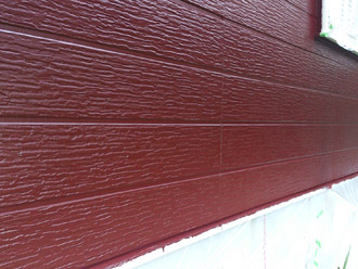 横浜市　外壁塗装　上塗り　水系セラミシリコン
