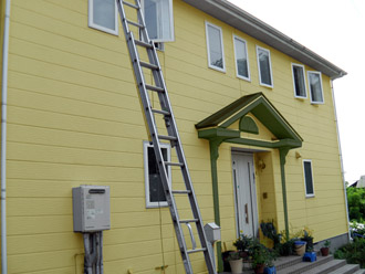横浜市　屋根塗装　外壁塗装　　外壁塗装　カラーシミュレーション01