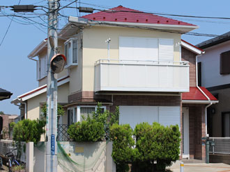 横浜市都筑区　屋根塗装　外壁塗装　完工　全景