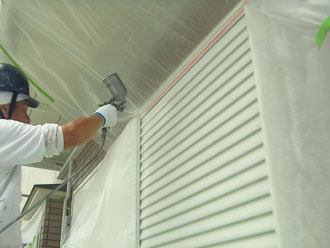 横浜市都筑区　細部塗装　雨戸塗装　拭きつけ塗装