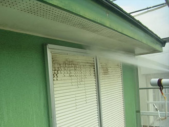 横浜市戸塚区　外壁塗装　高圧洗浄